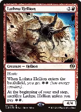 Lathnu Hellion (121), Prerelease Cards — Magic card price