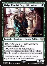 Oviya Pashiri, Sage Lifecrafter (165), Prerelease Cards — Magic card price