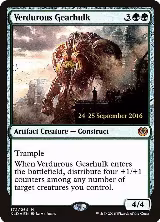 Verdurous Gearhulk (172), Prerelease Cards — Magic card price