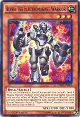 Alpha The Electromagnet Warrior (SDMY-EN001) — card price