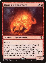 Charging Cinderhorn (16) — card price