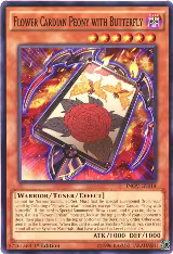 Flower Cardian Peony with Butterfly (INOV-EN014) — card price