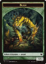 Beast // Ogre Double-Sided Token (14 // 13) — card price
