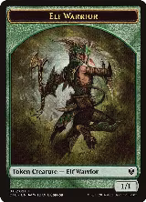 Elf Warrior // Zombie Double-Sided Token (15 // 11) — card price