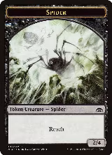 Spider // Saproling Double-Sided Token (8 // 19) — card price