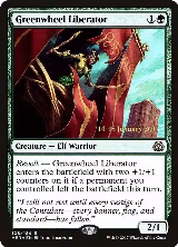 Greenwheel Liberator (108), Prerelease Cards — Magic card price