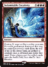 Indomitable Creativity (85), Prerelease Cards — Magic card price