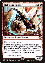 Lightning Runner (90), Prerelease Cards — Magic card price