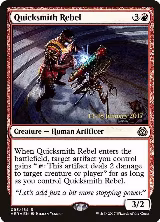 Quicksmith Rebel (93), Prerelease Cards — Magic card price