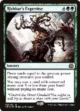 Rishkar's Expertise (123), Prerelease Cards — Magic card price