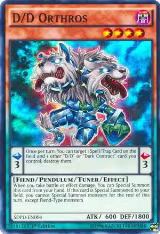 D/D Orthros (SDPD-EN004) — card price