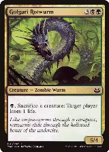 Golgari Rotwurm (168) — card price