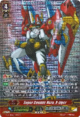 Super Cosmic Hero, X-tiger (SP) (G-CHB02/S18EN) — card price
