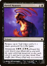 Shred Memory (105) — card price