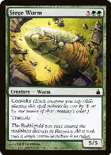 Siege Wurm (183), Ravnica: City of Guilds — Magic card price