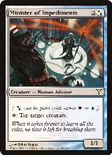 Minister of Impediments (144) — card price
