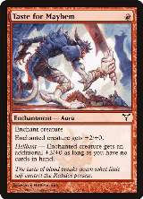 Taste for Mayhem (75) — card price