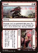 Insult // Injury (213), Prerelease Cards — Magic card price