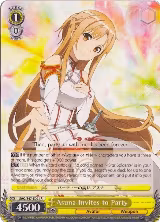 Asuna Invites to Party (SAO/S47-E001 R) — card price