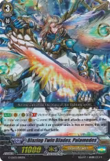 Blazing Twin Blades, Palamedes (RRR Foil) (G-LD03/005EN) — card price
