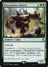 Thunderfoot Baloth (155) — card price