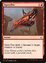 Open Fire (105) — card price