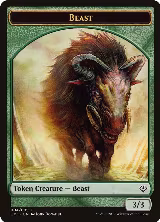 Beast (004) // Soldier Double-sided Token (4 // 1) — card price