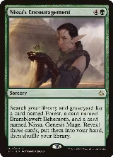 Nissa's Encouragement (203) — card price