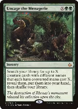 Uncage the Menagerie (137) — card price