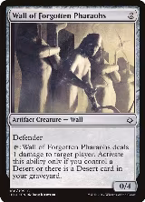 Wall of Forgotten Pharaohs (168) — card price