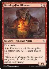Burning-Fist Minotaur (85) — card price
