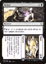 Grind // Dust (155), Prerelease Cards — Magic card price