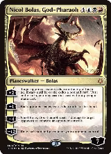 Nicol Bolas, God-Pharaoh (140), Prerelease Cards — Magic card price