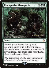 Uncage the Menagerie (137) — card price