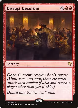 Disrupt Decorum (25) — card price
