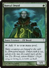Boreal Druid (105), Coldsnap — Magic card price