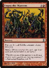 Empty the Warrens (152), Time Spiral — Magic card price