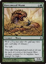 Havenwood Wurm (199), Time Spiral — Magic card price
