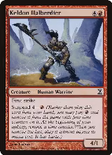 Keldon Halberdier (167), Time Spiral — Magic card price