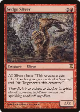 Sedge Sliver (177), Time Spiral — Magic card price