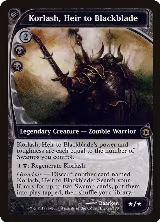 Korlash, Heir to Blackblade (87), Future Sight — Magic card price