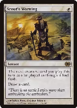 Scout's Warning (16), Future Sight — Magic card price