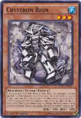 Crystron Rion (MP17-EN187), 2017 Mega-Tins Mega Pack — Yu-Gi-Oh! card price