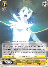 "Steal" Kazuma (KS/W49-E026 C) — card price