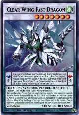 Clear Wing Fast Dragon (YA02-EN001), Yu-Gi-Oh! ARC-V Promo Cards — Yu-Gi-Oh! card price
