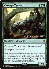 Carnage Tyrant (179), Prerelease Cards — Magic card price