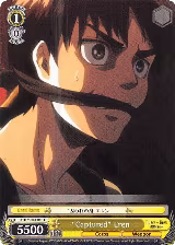 "Captured" Eren (AOT/S50-E018 C) — card price