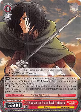 "Sunset on Your Back" Mikasa (AOT/S50-E057 R) — card price