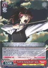 "Until the Dying Breath" Sasha (SR) (AOT/S50-E058S SR) — card price