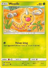 Weedle (1/111) — card price